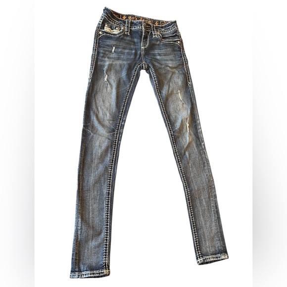 Rock Revival Pilkin Midrise Skinny Stretch Jeans Size 25 - Picture 5 of 14